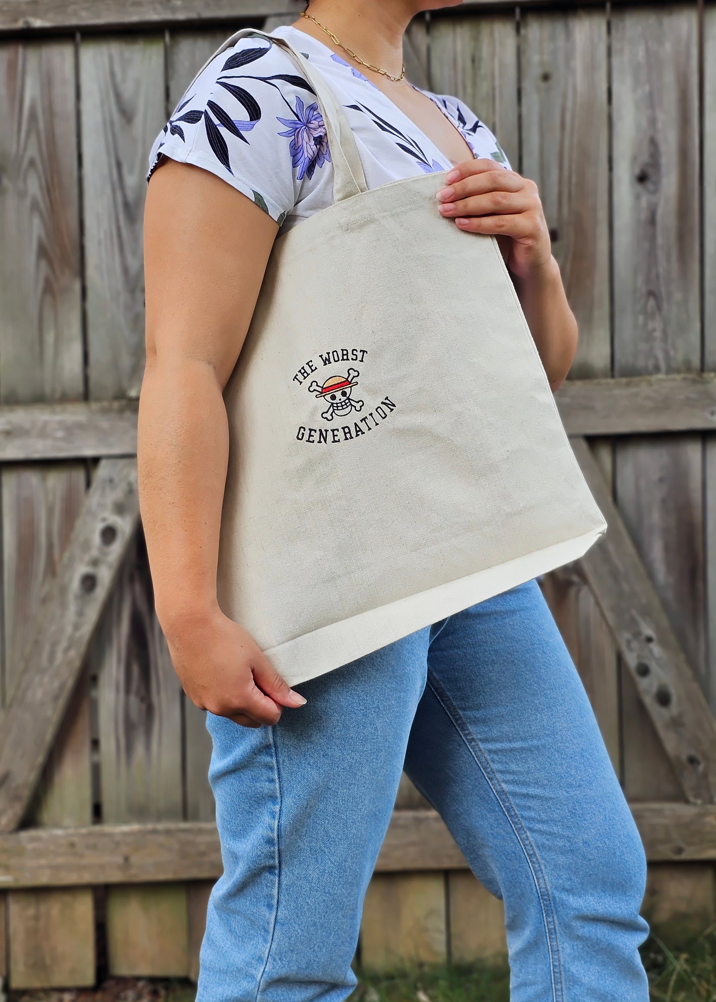 The Worst Generation Embroidered Tote Bag