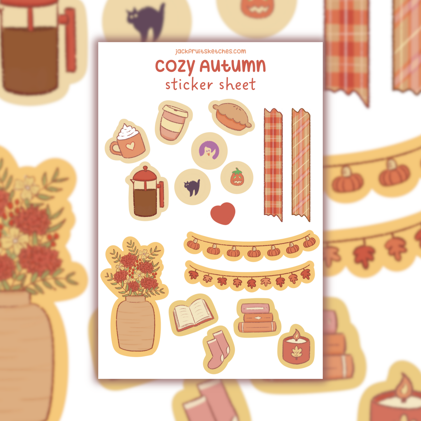 Cozy Autumn Sticker Sheet