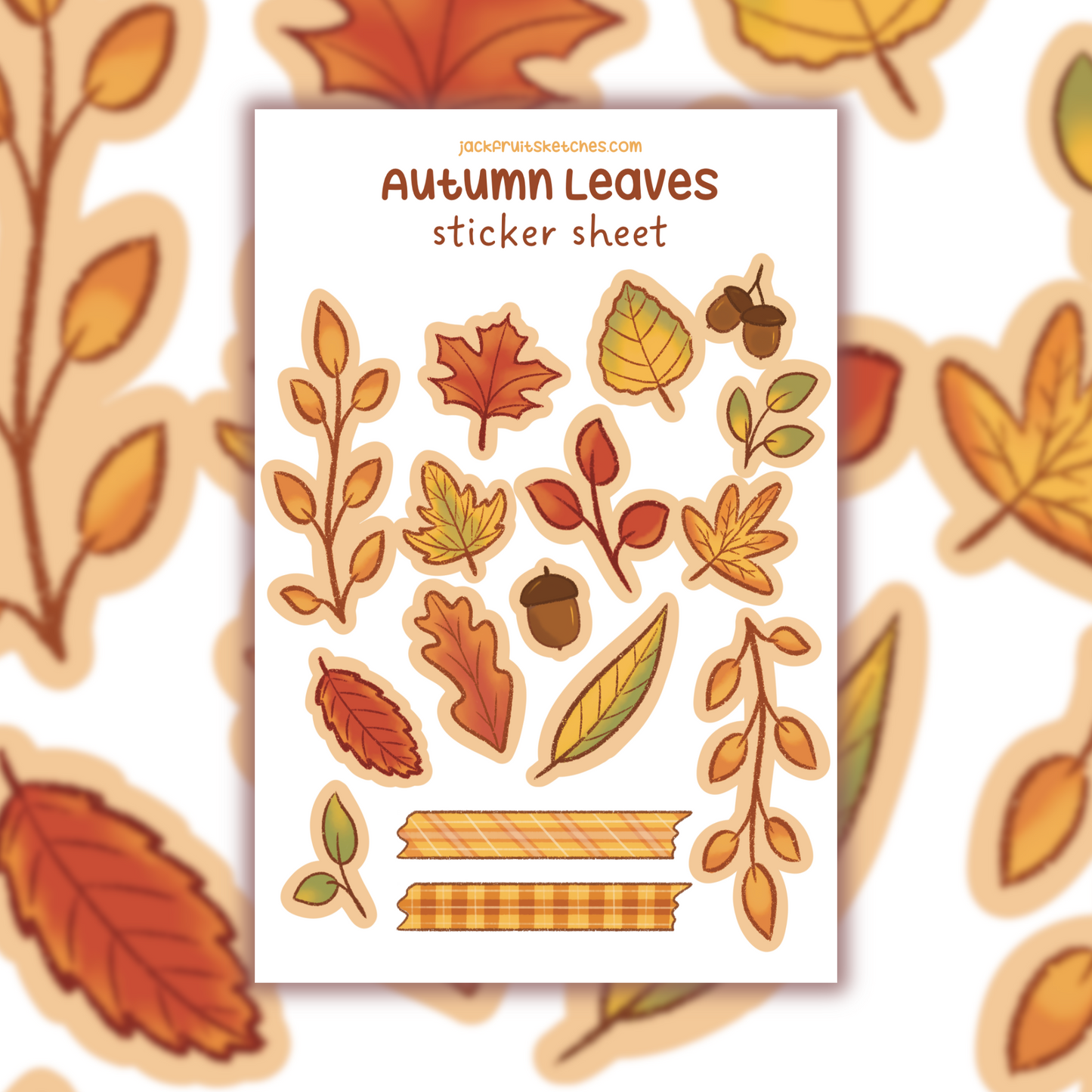 Autumn Leaves Sticker Sheet