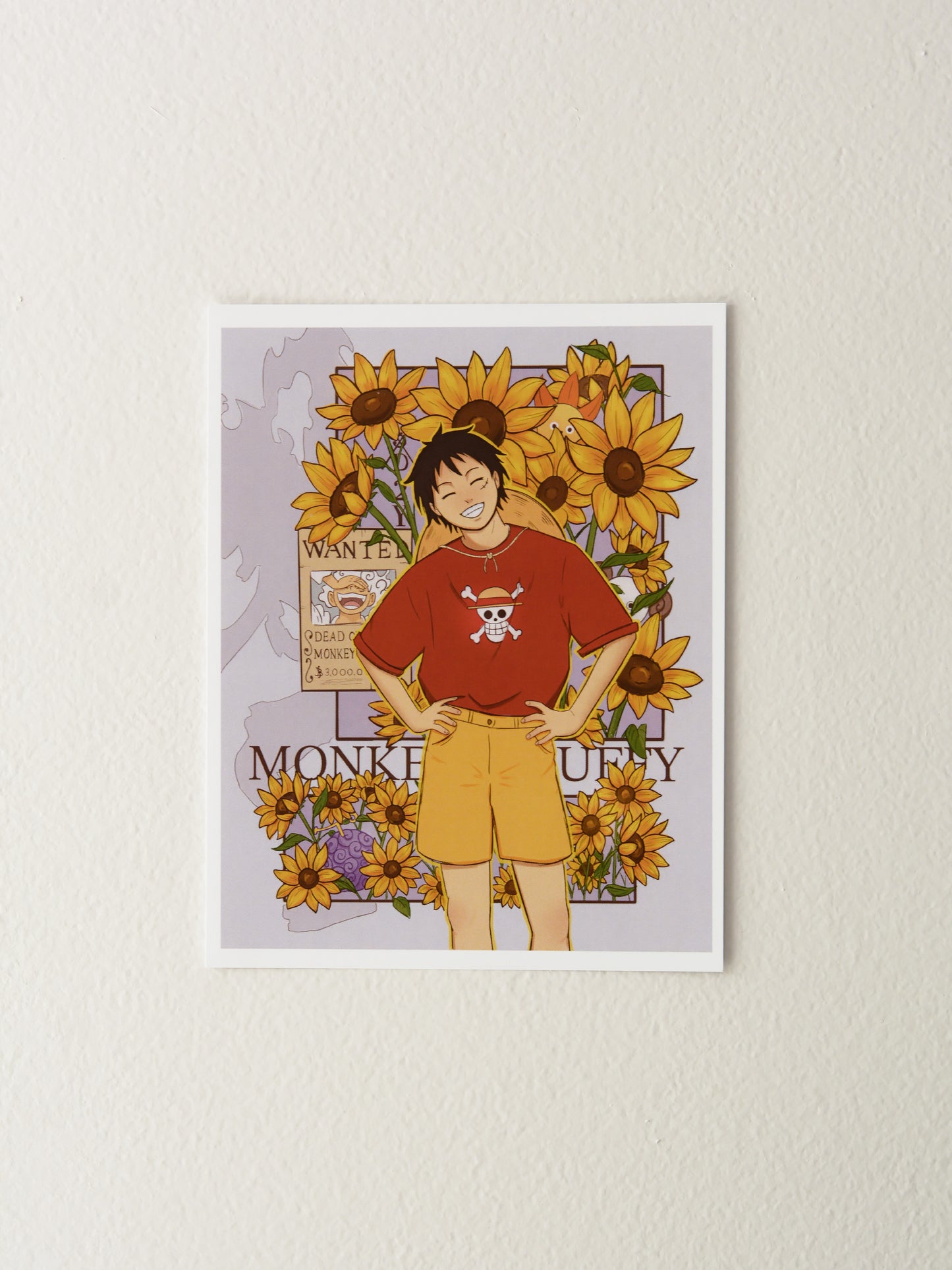 Sunflower Joy Boy Art Print