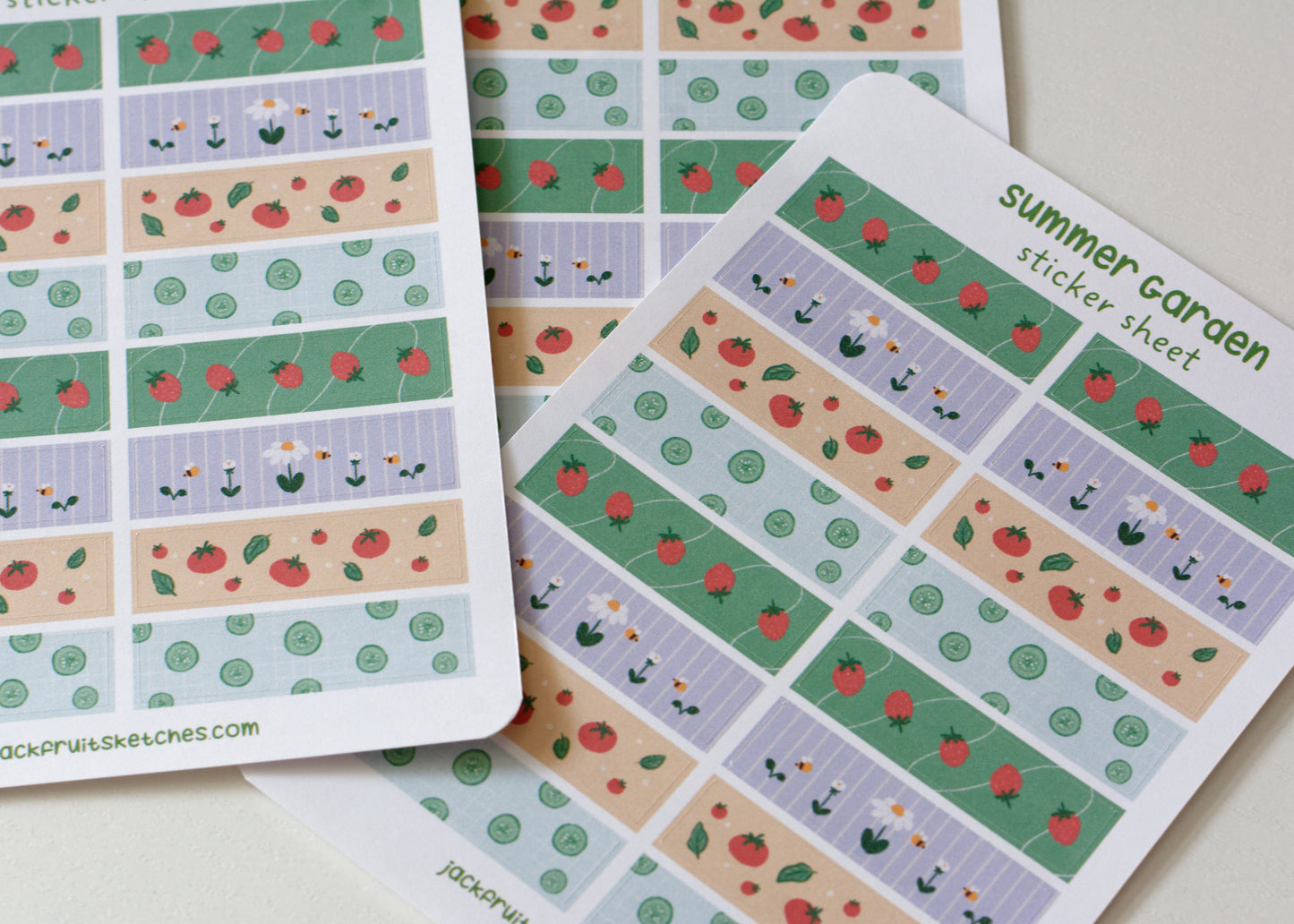 Summer Garden Matte Sticker Sheet