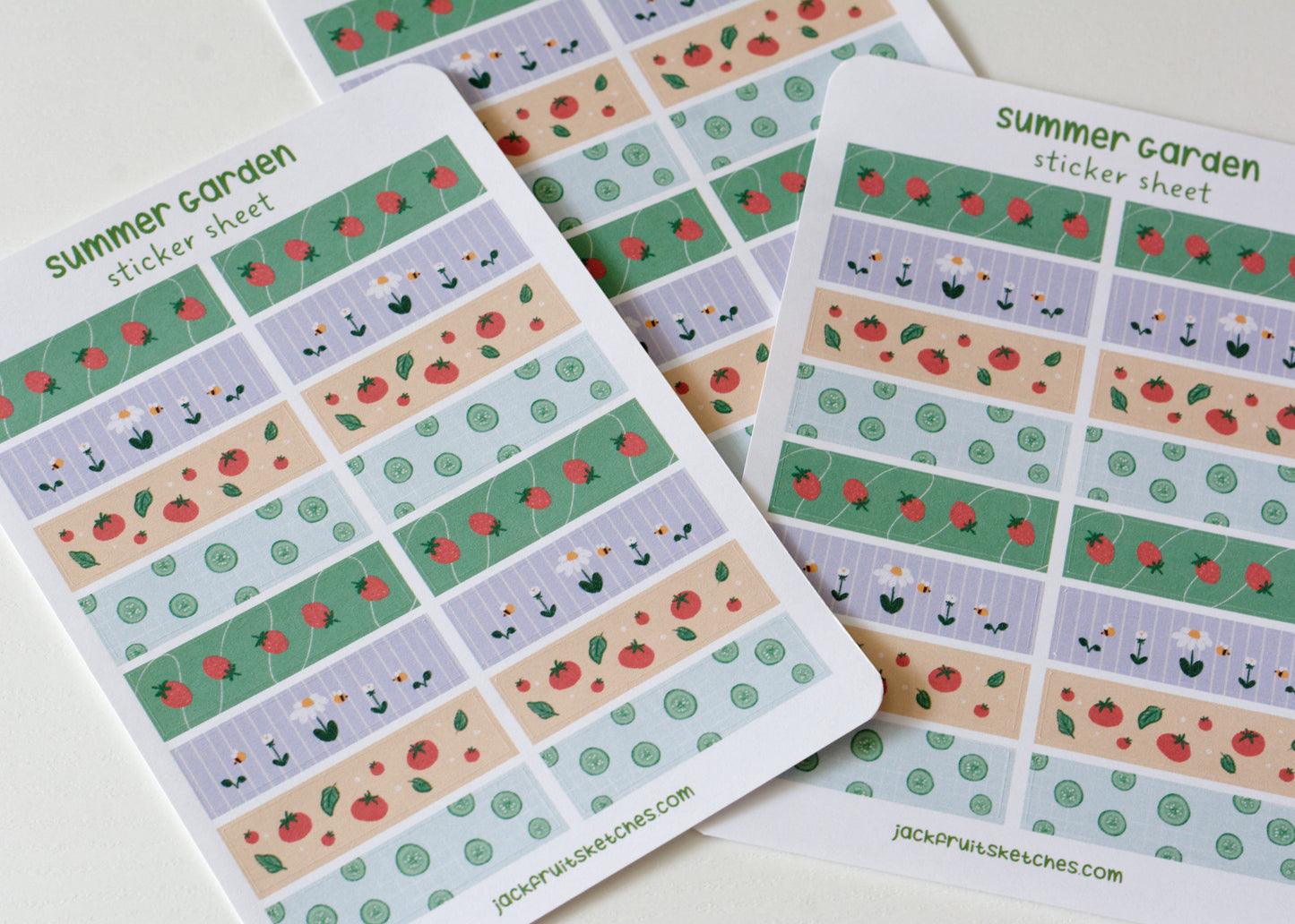 Summer Garden Matte Sticker Sheet