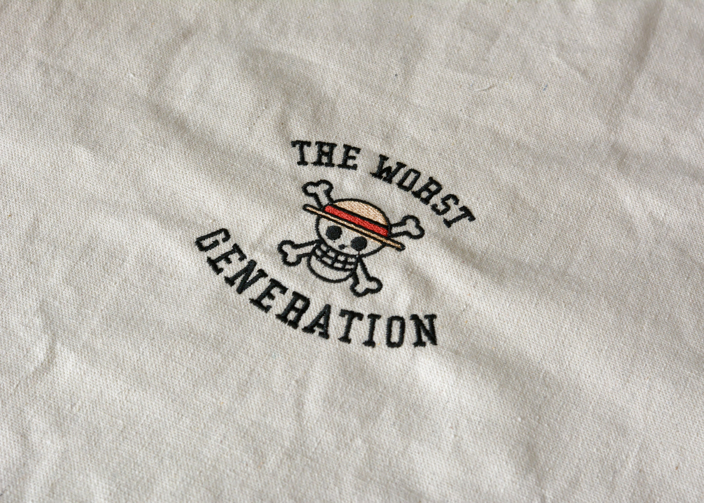 The Worst Generation Embroidered Tote Bag