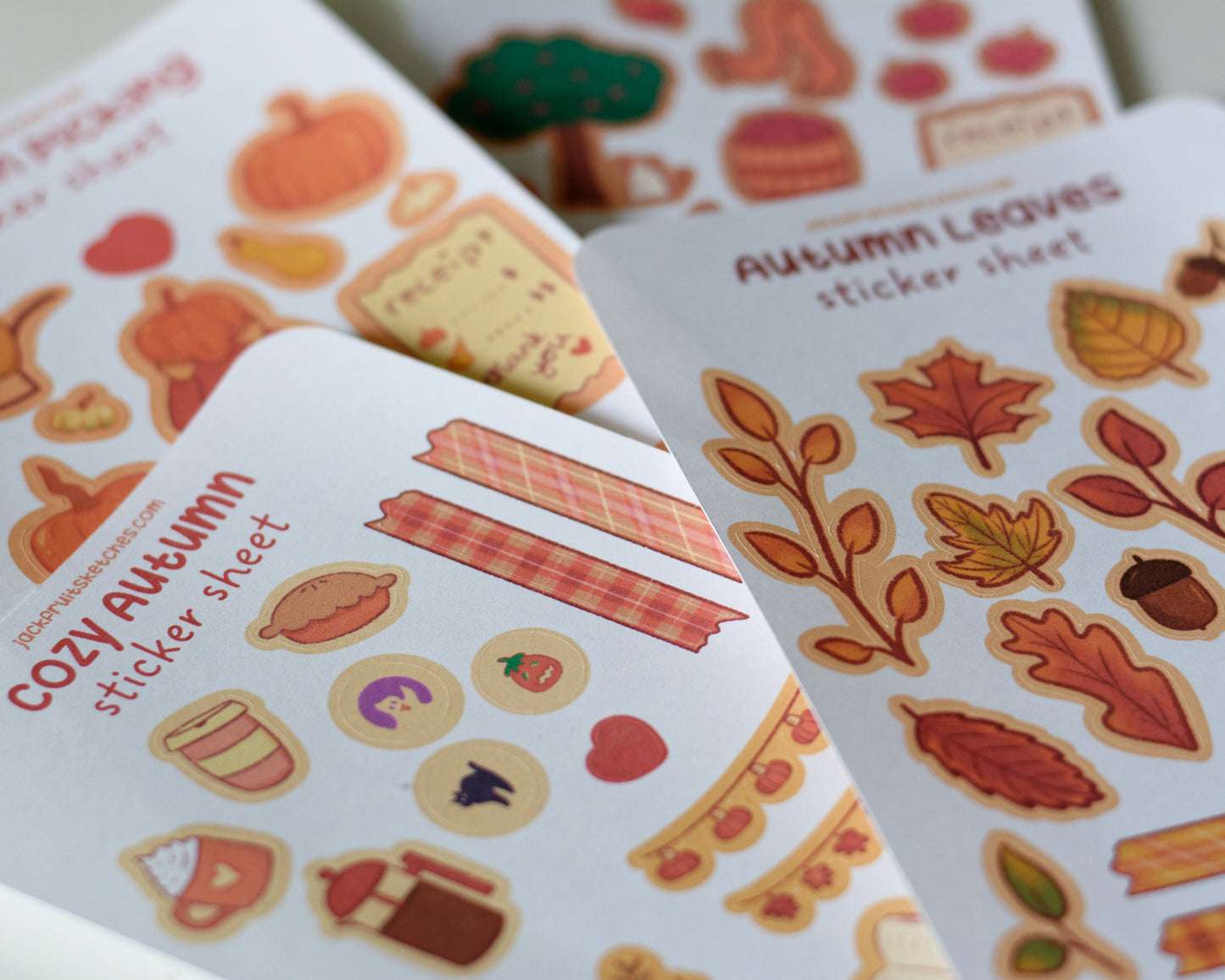 Cozy Autumn Sticker Sheet