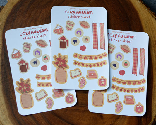 Cozy Autumn Sticker Sheet