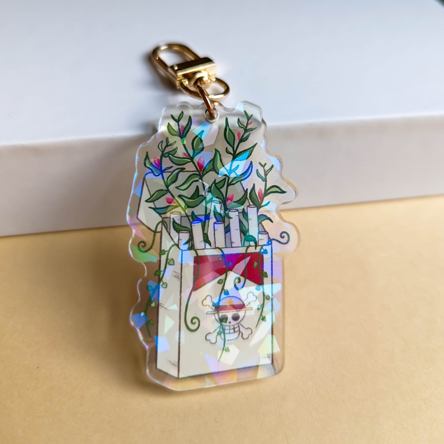 Pirate x Plants Acrylic Keychain - Mugi Cigarettes