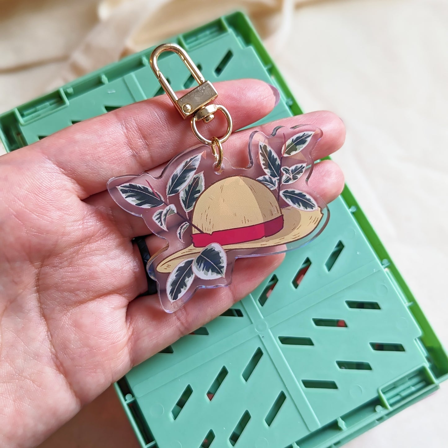 Pirate x Plants Acrylic Keychains - Pirate Hat