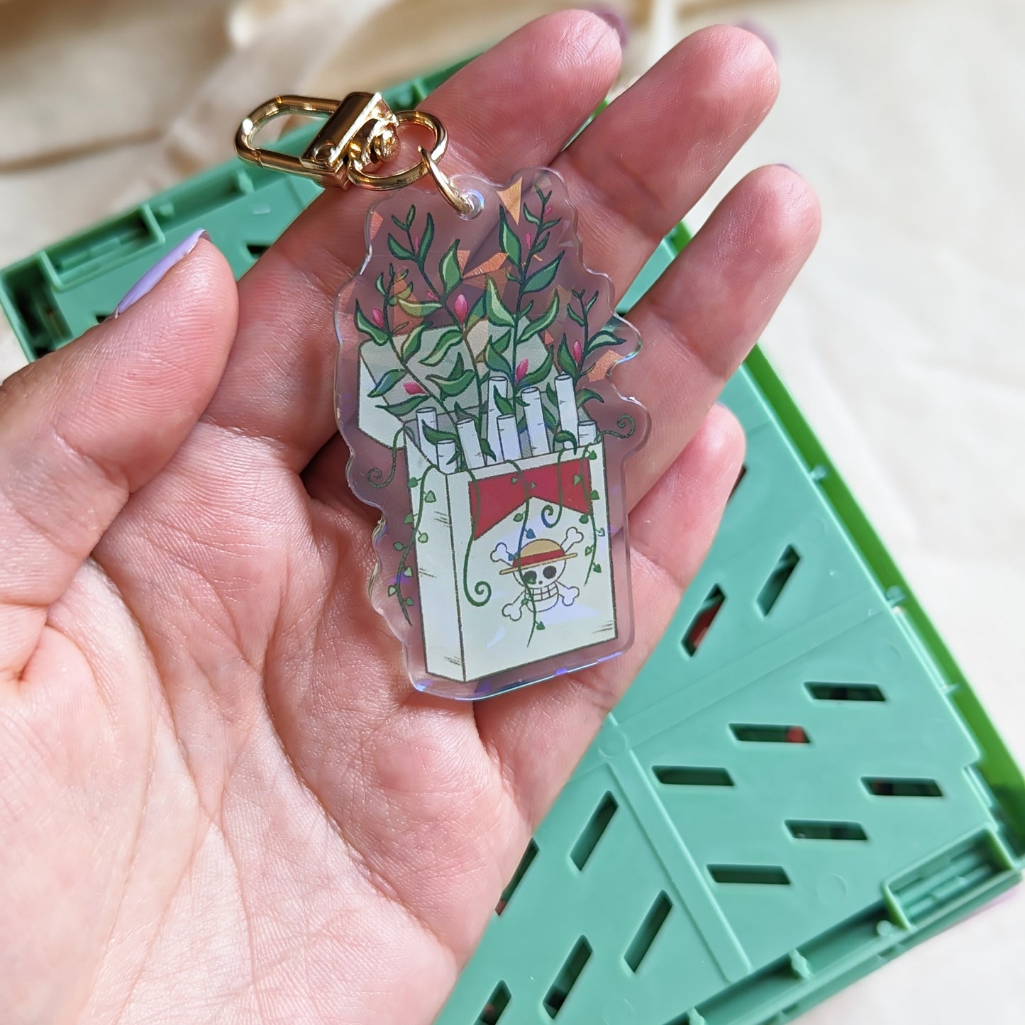 Pirate x Plants Acrylic Keychain - Mugi Cigarettes