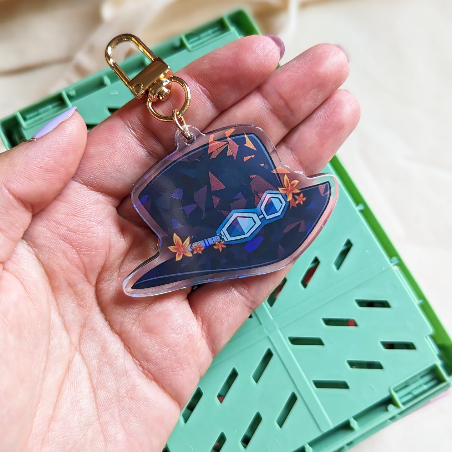 Pirate x Plants Acrylic Keychain - Dragon Claw Hat