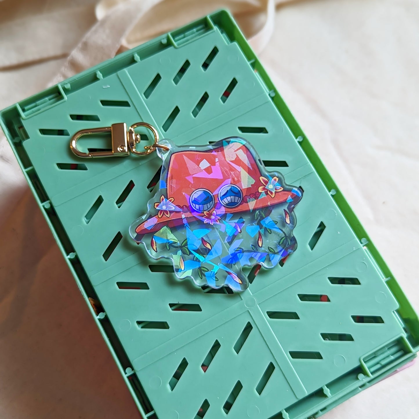 Pirate x Plants Acrylic Keychain - Flame Hat