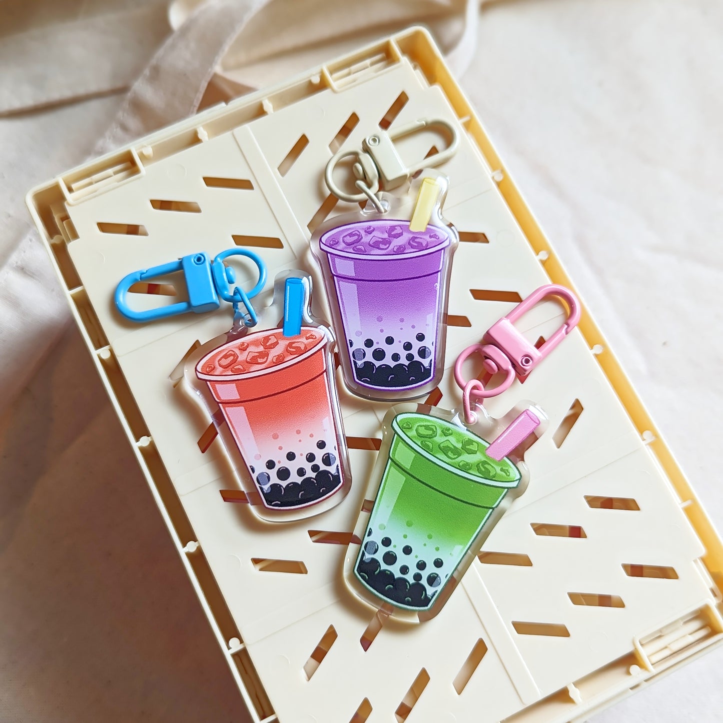 Boba Acrylic Keychain