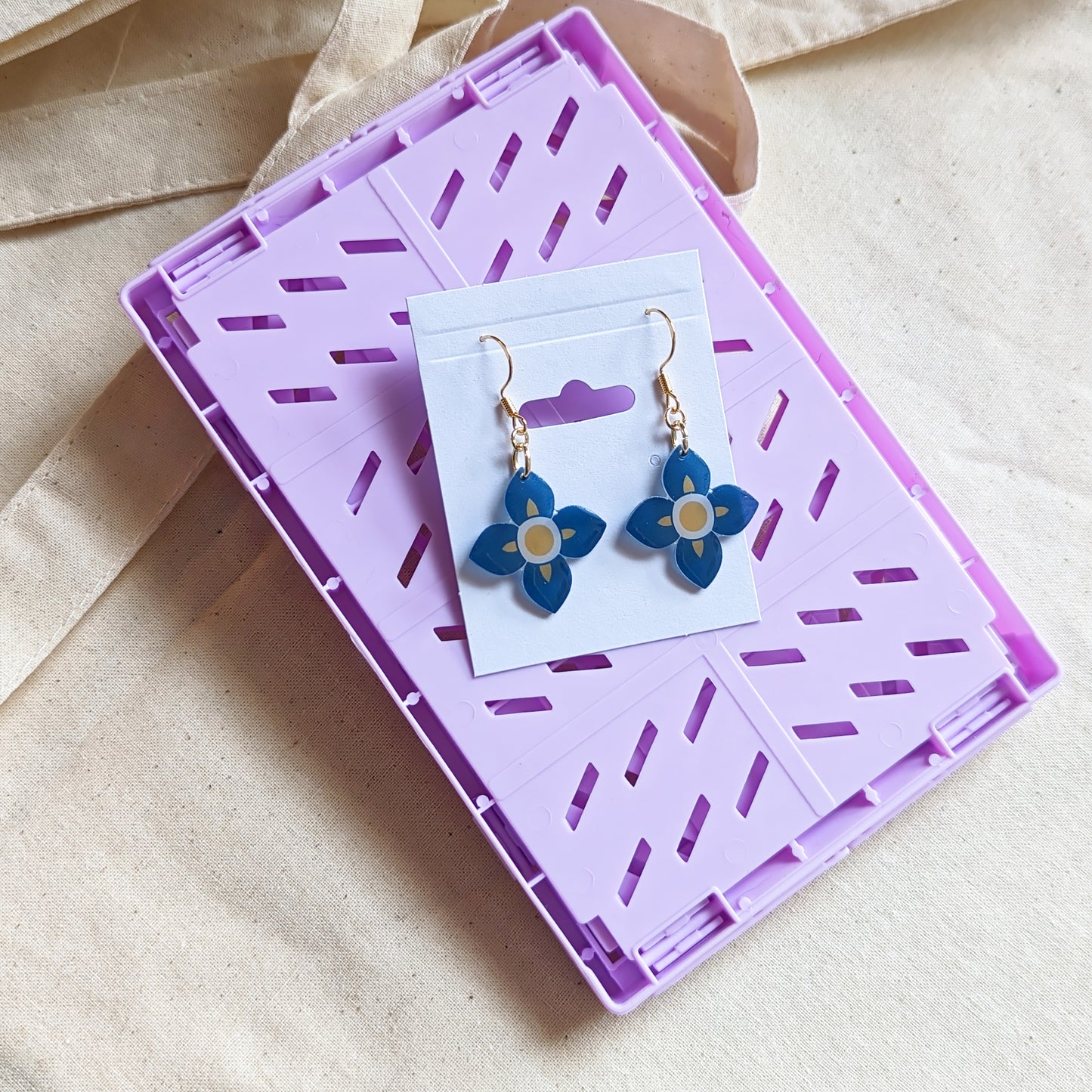 Thai Geometric Style Handmade Earrings