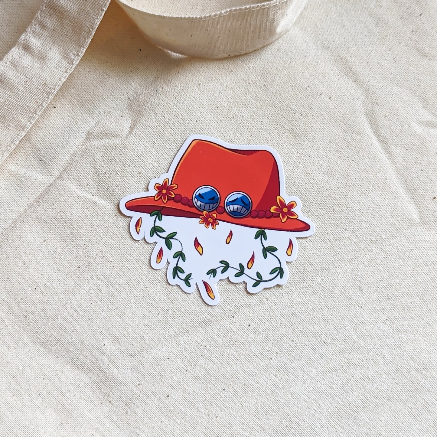 Pirate x Plants Sticker - Flame Hat