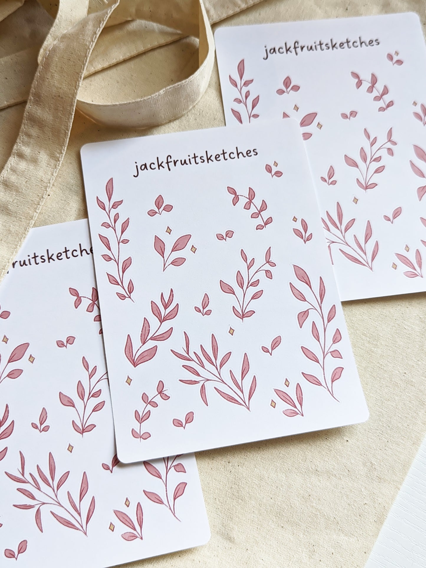 Leafy Plants Matte Sticker Sheet