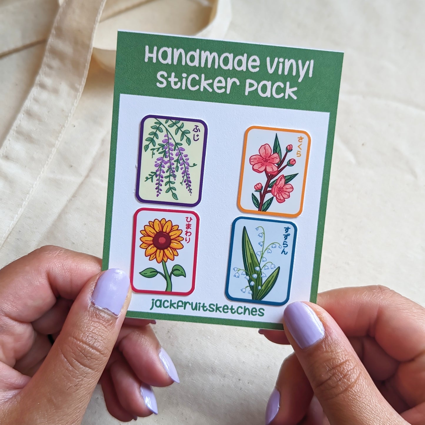 Flower Quartet Mini Sticker Pack