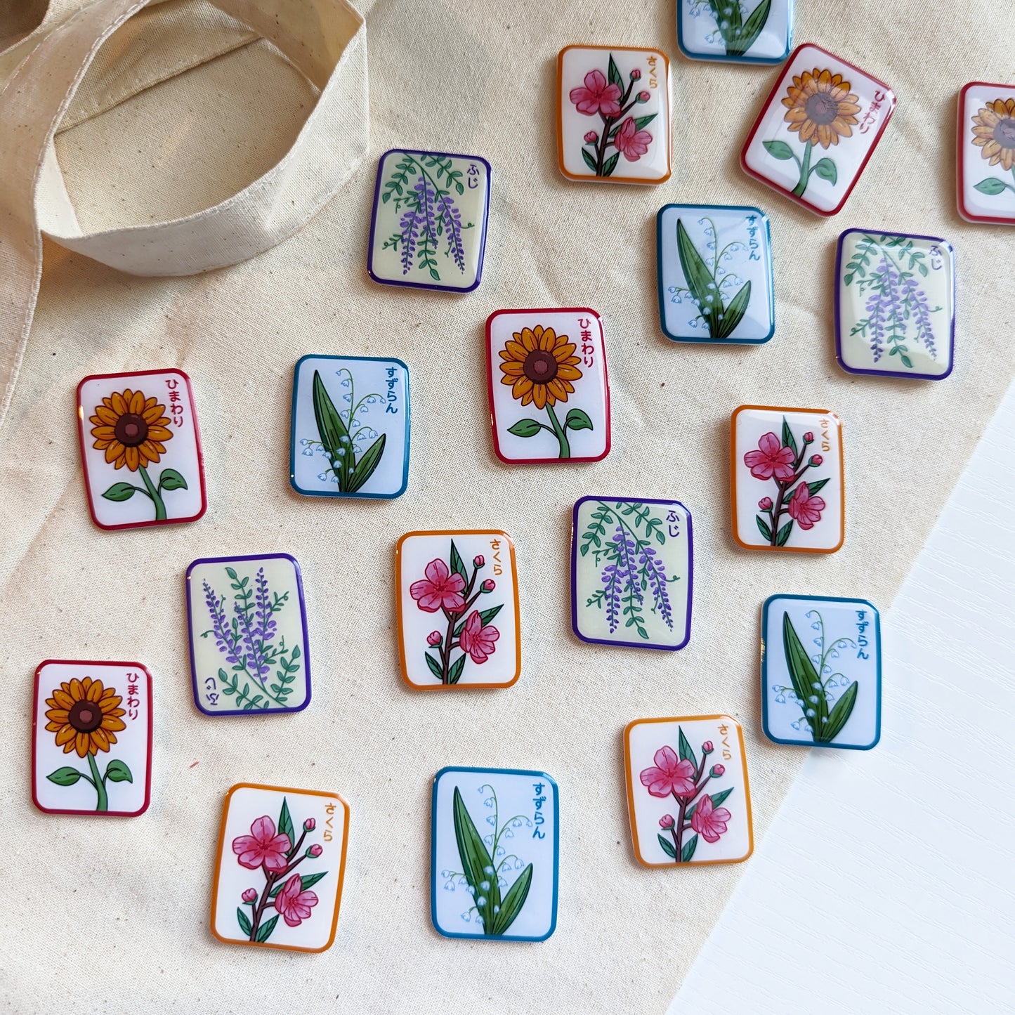 Handmade Flower Magnets