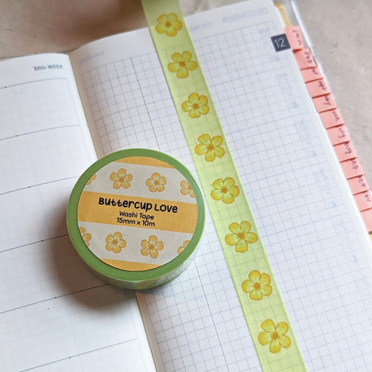 Buttercup Love Washi Tape