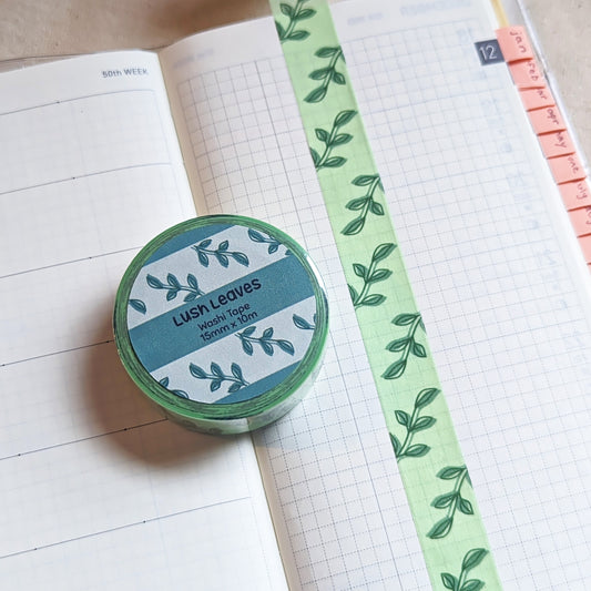 Lush Leaves Washi Tape